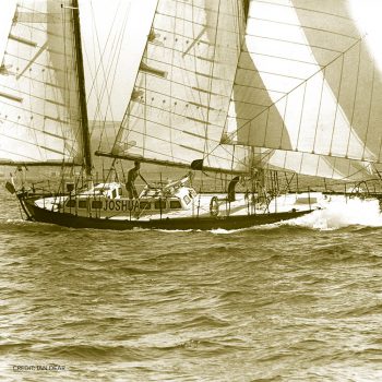 Bernard Moitessier sailing his ketch rigged yacht 'Joshua' PPL PHOTO AGENCY - PICTURES OF YESTERYEAR - COPYRIGHT RESERVED
Circa 1969. French solo round the world yachtsman Bernard Moitessier sailing his ketch rigged yacht 'Joshua' in the Sunday Times Golden Globe solo round the world race. Moitessier was expected to overtake the early leader, Robin Knox-Johnston's smaller British ketch 'Suhaili' but just when the race win looked assured, the Frenchman continued on around the world, 'To save my soul' ending up in Haiti. Moitessier later returned to France and died in 1994 while writing his last book, 'A Sea Vagabond's World.'
PHOTO CREDIT: Ian Dear Archive/PPL
TEL: +44 (0)1243 555561 E.mail: ppl@mistral.co.uk
Web: www.pplmedia.com